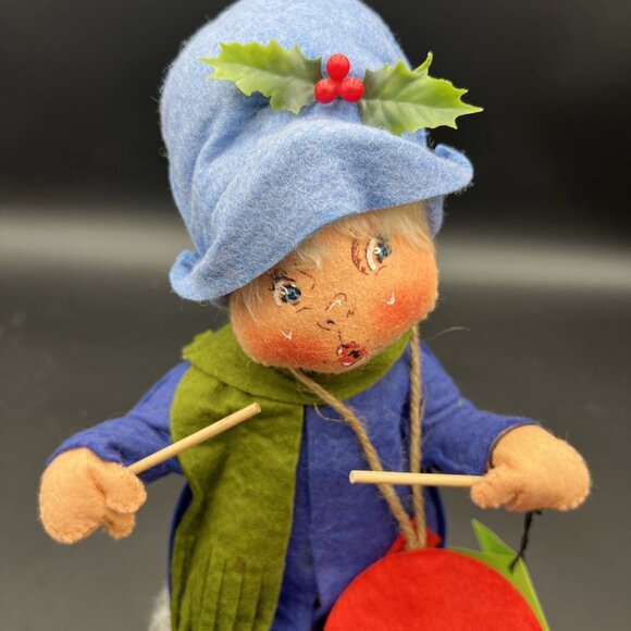 VTG Annalee Little Drummer Boy 12" Doll Christmas Whimsical Holiday Festive - Picture 5 of 11